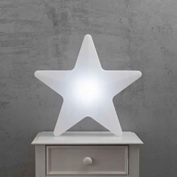 Vánoční Dekorace Hvězda Led Bezdrátová Venkovní 30 cm
