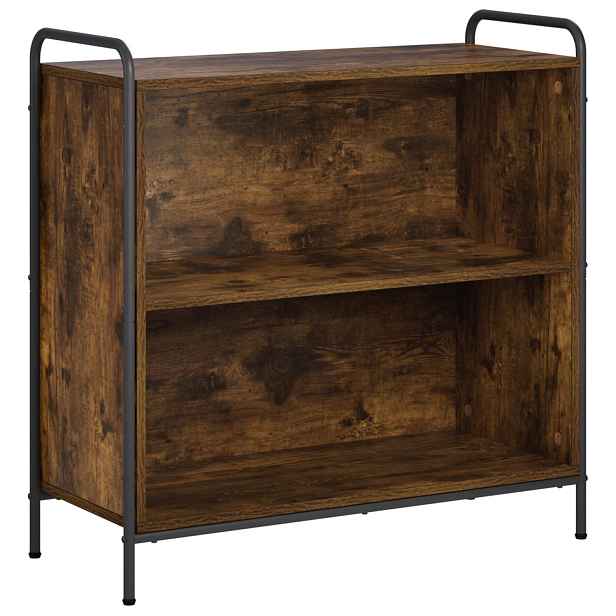 vidaXL Knihovna 80 x 33 x 80 cm Kompozitní dřevo Kouřový dub