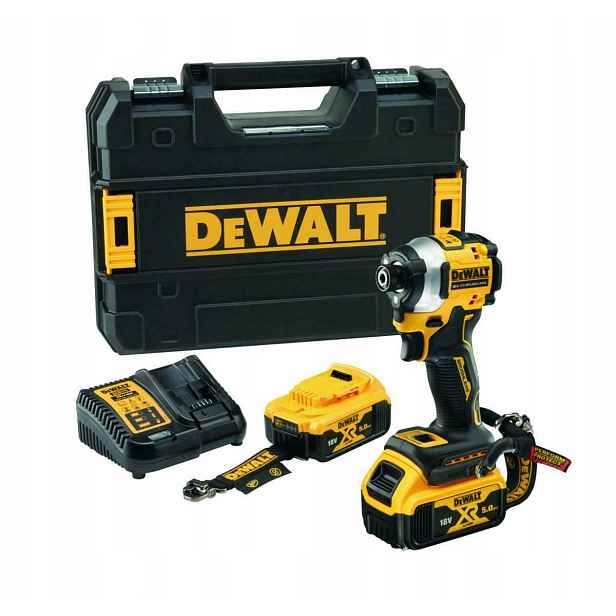 Dewalt Rázový Šroubovák 18V DCF850P2LRT 208Nm 2x5,0Ah Lanyard Ready Tstak