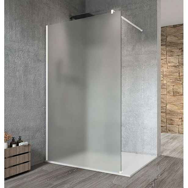 Gelco Vario - Sprchová stěna Walk-In, 80x200 cm, Coated Glass, bílá/matné sklo GX1480GX1015