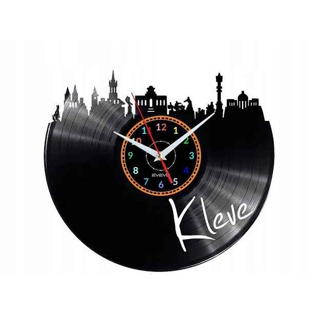 Kleve Dárek Originální dekorace do domu Hodiny z vinylové desky