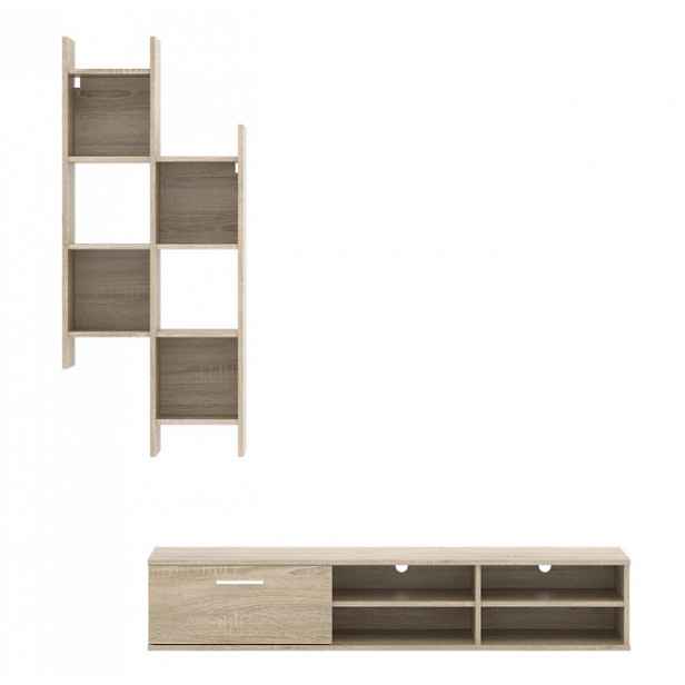 Obývací stěna KATHI 150 cm, dekor dub sonoma