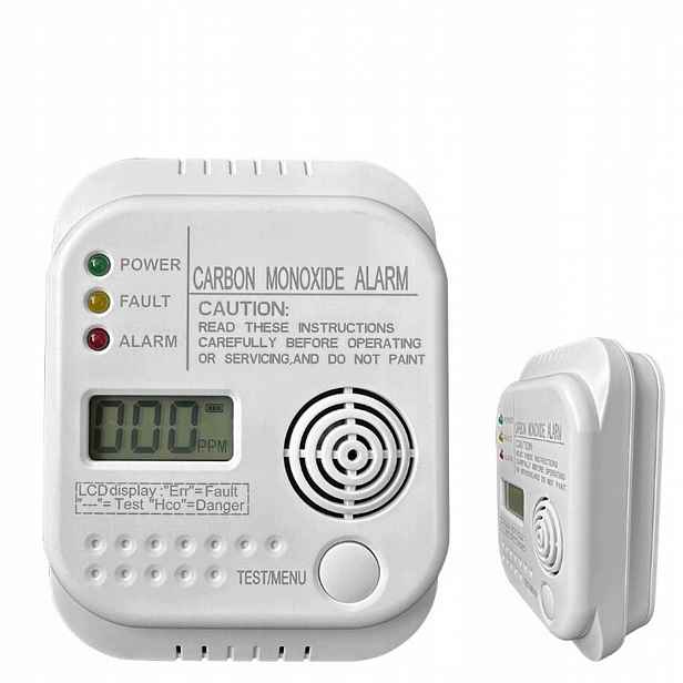 Bezdrátový Detektor Plynu Oxidu Uhelnatého Čadu Elektrochemická Metoda 4.5 V