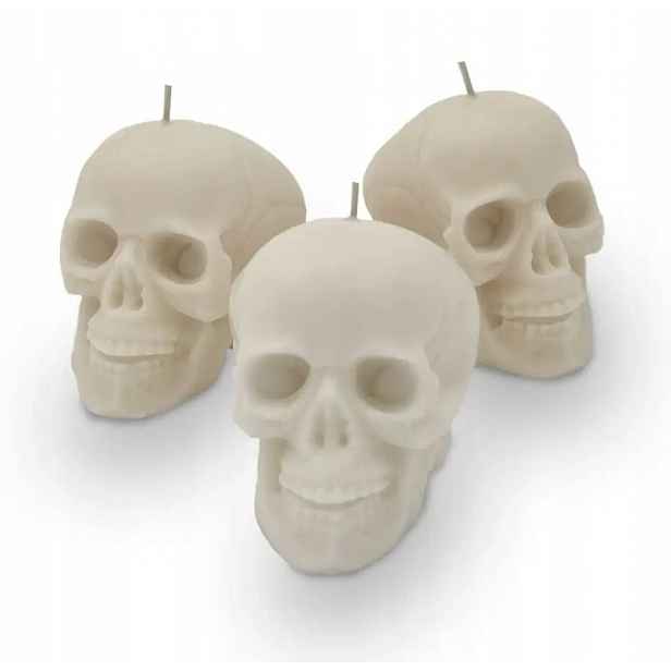 Skull Candle Set – Originální Dárek Pro Milovníky Haloweenových Dekorací