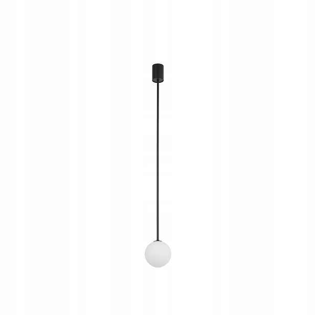 Nowodvorski Kier M Závěsná lampa Černá-Bílá Kula 12W IP20