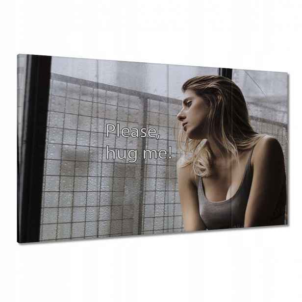 Obrazy 120x80 Osamělost ve městě