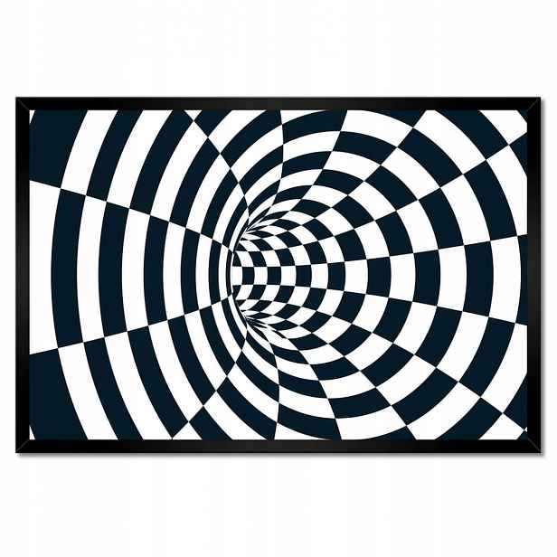 Plakáty v rámu 60x40 Abstrackja černobílá