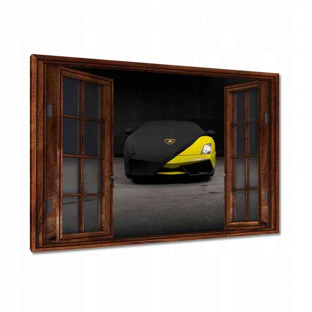 Obrazy 90x60 Žluté sportovní auto