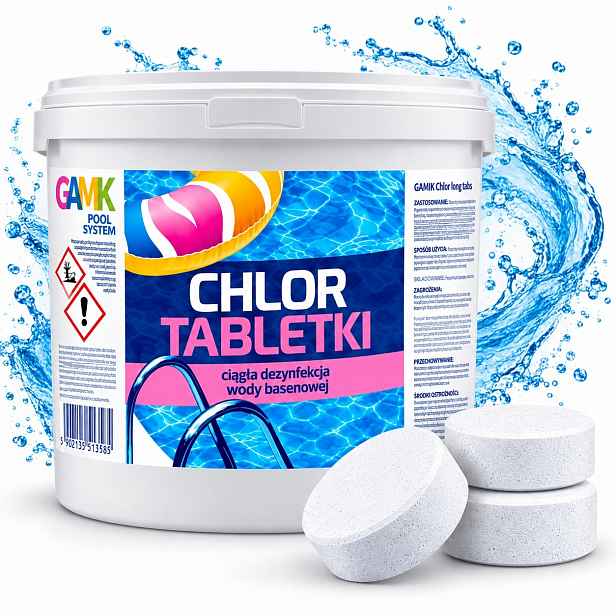 Chlorové Tablety 200G 3KG Best Way Do Bazénu Dezinfekce Vody Long Tabs