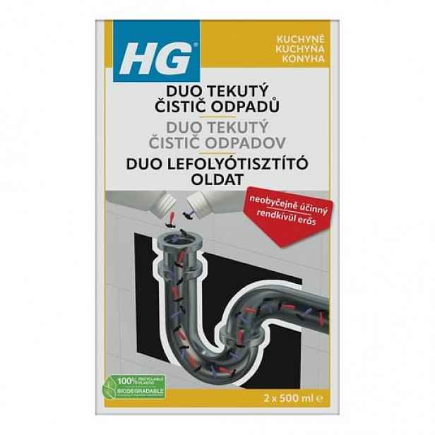 HG HG duo tekutý čistič odpadů HGTDCO