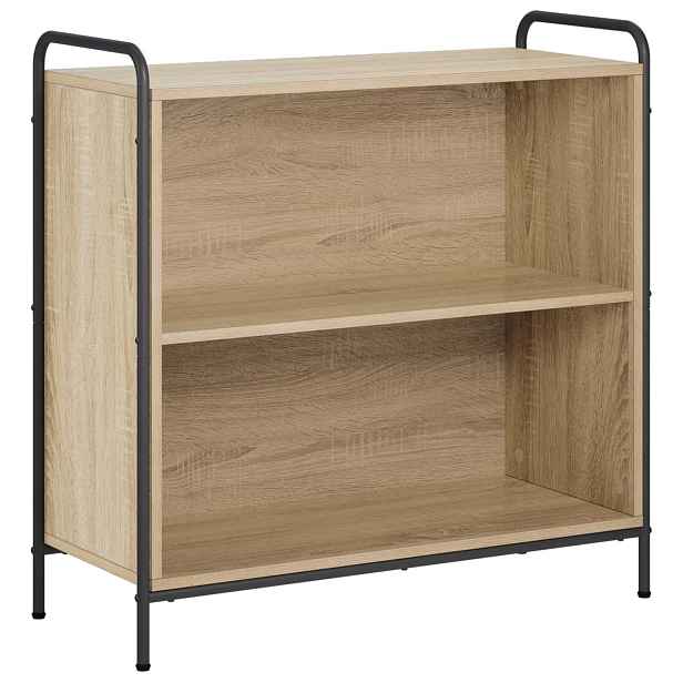 vidaXL Knihovna 80 x 33 x 80 cm Kompozitní dřevo Dub sonoma