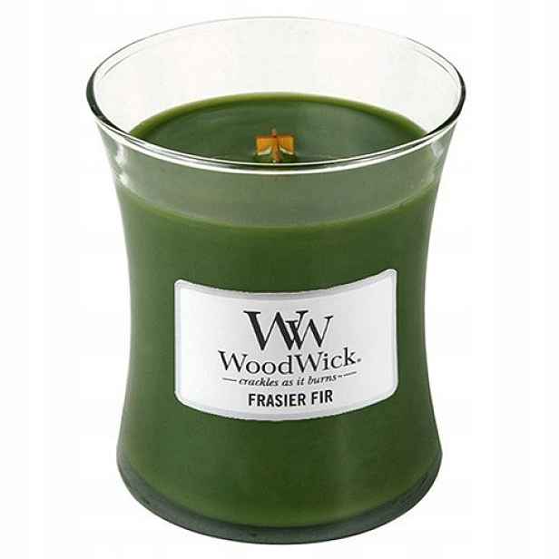 WoodWick střední svíčka Frasier Fir 275 g