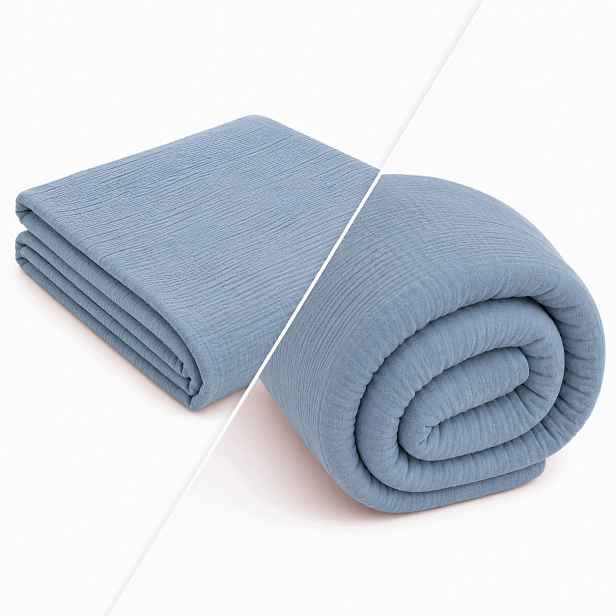Přikrývka Pled Mušelínová deka 3v1 160x200 Premium Povlak výplň