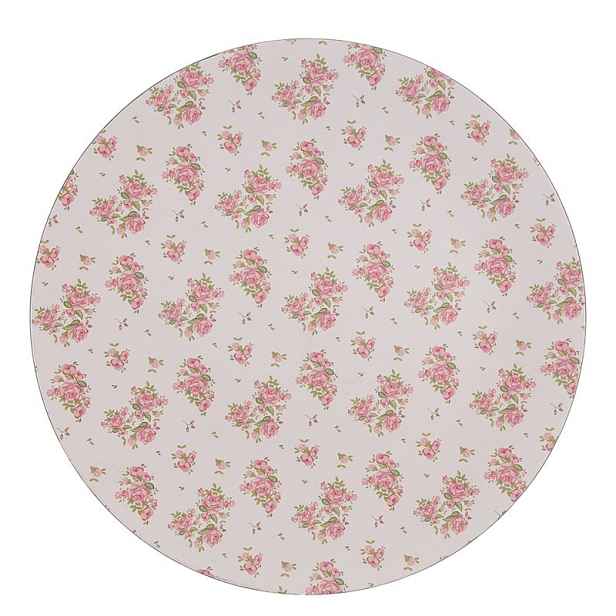 Servírovací talíř s růžičkami Sweet Roses - Ø 33*1 cm Clayre & Eef