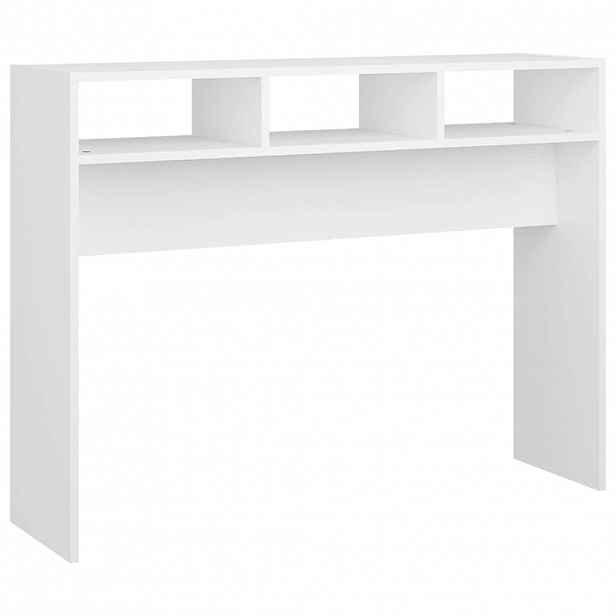 vidaXL Konzolový stolek bílý 105 x 30 x 80 cm kompozitní dřevo