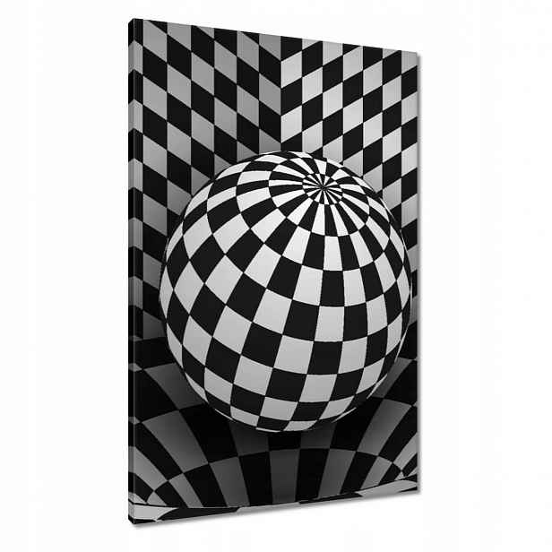 Obrazy 60x90 Abstrackja černobílá