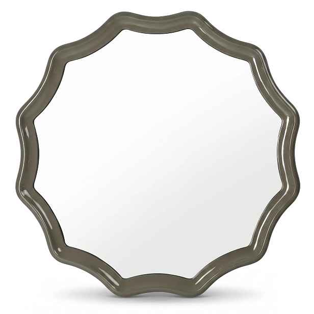 Hector Nástěnné zrcadlo Luppo 100 cm zeleno-šedé