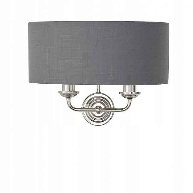 Nástěnné svítidlo Highclere 2 lt Endon šedé E27 40 W