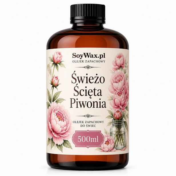 Vonný olej Čerstvě řezaná Pivoňka na svíčky 500 ml