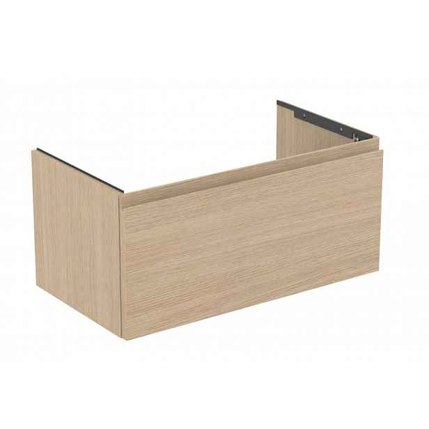 Ideal Standard Finesse - Umyvadlová skříňka, 80x44x38 cm, 1 zásuvka, bílý dub E3383US