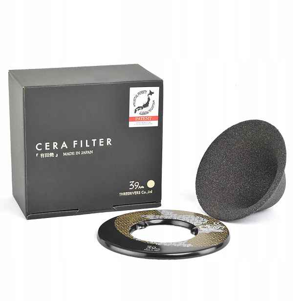 Japonský keramický dripper 39 Arita Cera Filter Tsukito set 2 ks