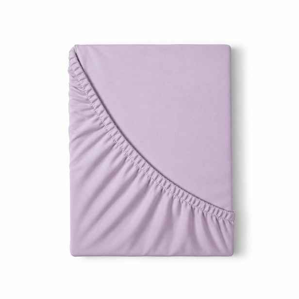Jersey prostěradlo s lycrou DeLuxe 180x200 Levandulové
