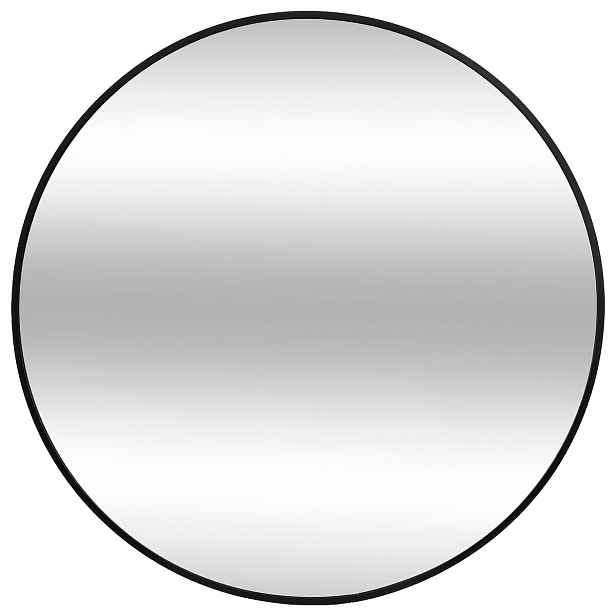 Kulaté zrcadlo v kovovém rámu Ow, Ø 70 cm