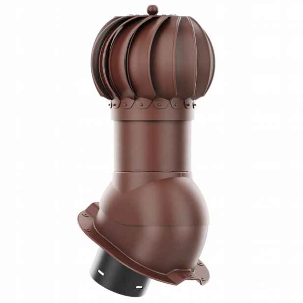 Větrací komín Otočný kulatý fi150 pro Budmat Taira Bronz 8017