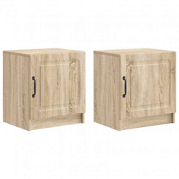 vidaXL Noční skříňka 2 ks Dub sonoma 43 x 34,5 x 47 cm