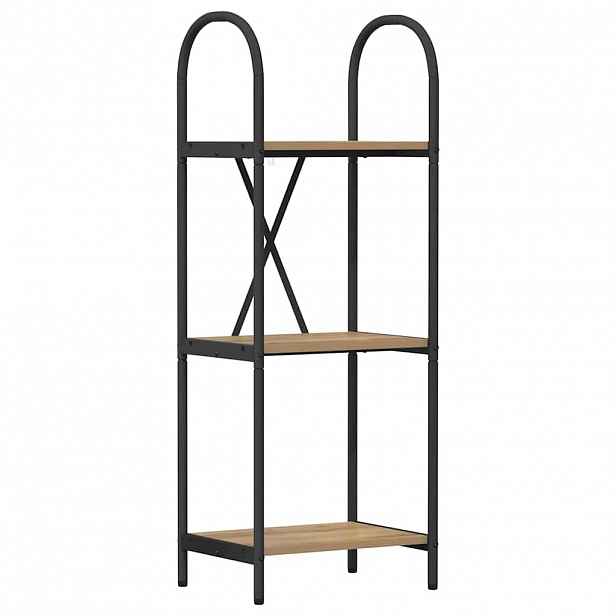 vidaXL Knihovna 3 úrovní 40 x 30 x 109 cm Kompozitní dřevo