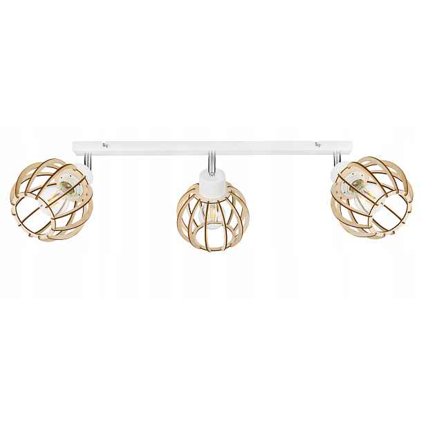 Lampa stropní svítidlo Pohyblivý Lustr loft Dřevo