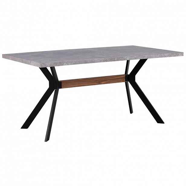 Beliani JÍDELNÍ STŮL 160/90/75 cm Světle šedý Obdélníkový Benson