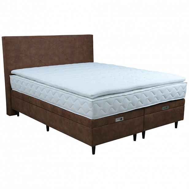Novel POSTEL BOXSPRING, hnědá