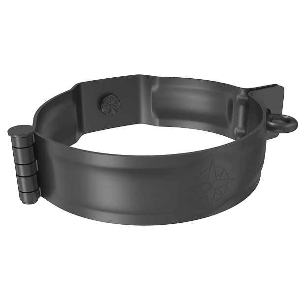 Objímka svodu M10 DEKRAIN ROBUST 80 RAL 9005 černá
