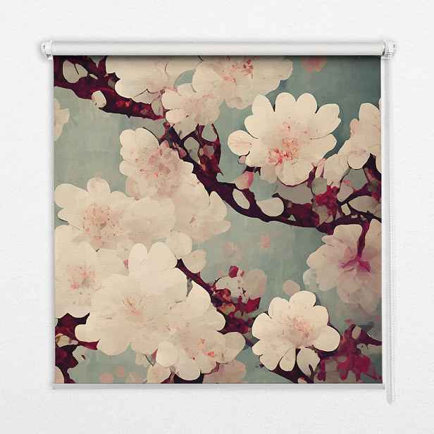 TULUP VNITŘNÍ roleta - okenní roleta - roleta - 60x140 cm - Třešňový květ