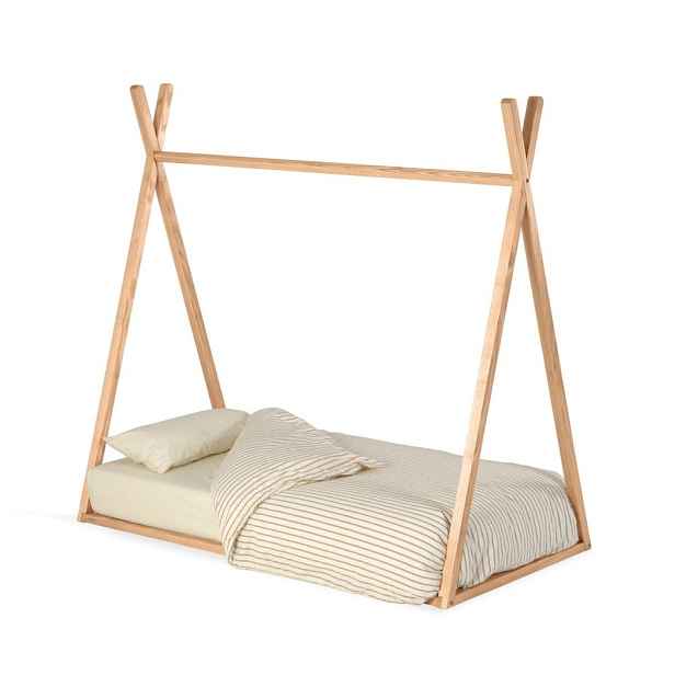 Dětská postel v přírodní barvě 70x140 cm Maralis Teepee – Kave Home