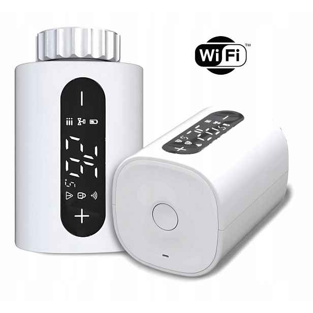 Termostatická Hlavice Inteligentní radiátorový ventil s LCD Tuya Wifi DP-TS1W