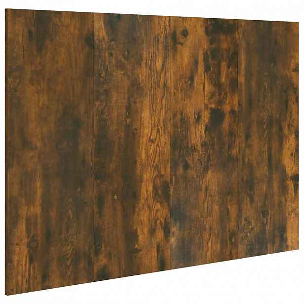 vidaXL Čelo postele kouřový dub 120 x 1,5 x 80 cm kompozitní dřevo
