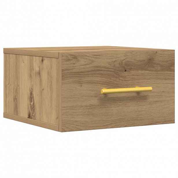 vidaXL Noční skříňka 35 x 35 x 20 cm Kompozitní dřevo Artisanový dub