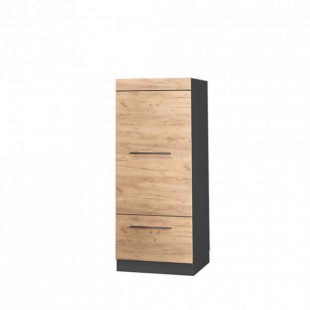 Vicco VYSOKÁ SKŘÍŇ Fame-Line, Zlatý mocný dub/Antracit, 60 cm