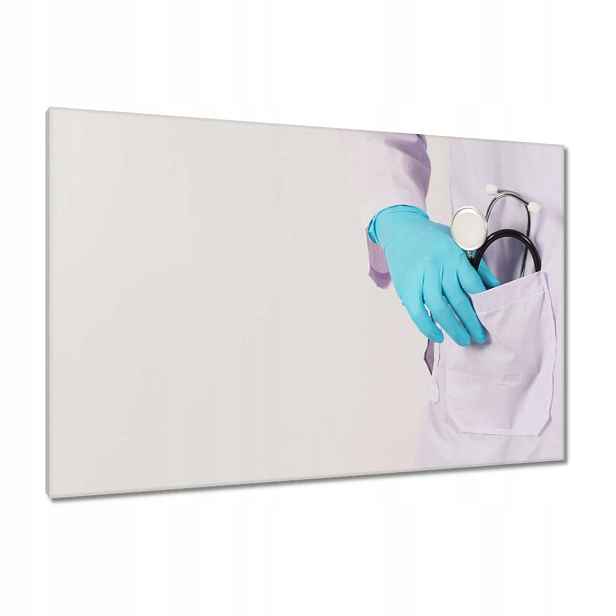 Obrazy 120x80 Stetoskop Bílý Kitel