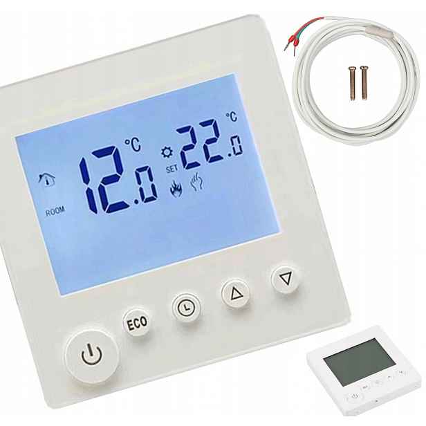 Regulátor Pokojový Termostat Digitální – podlahové/stěnové vytápění 5-50°C