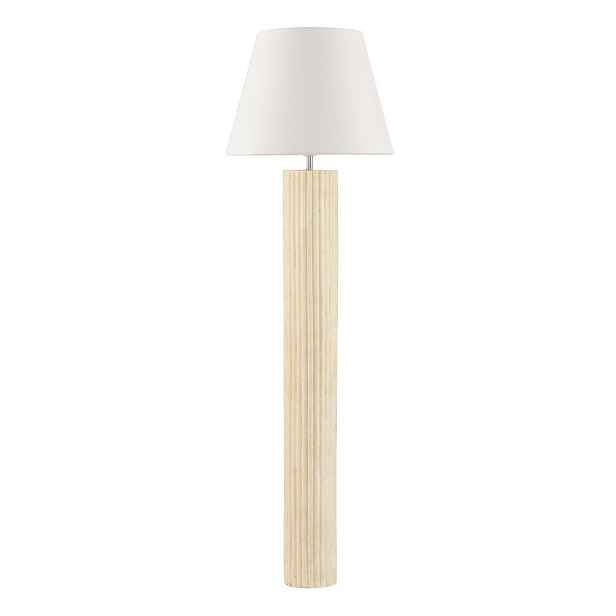 Bílá/krémová kamenná stojací lampa (výška 150 cm) Bacoo – Nova Luce