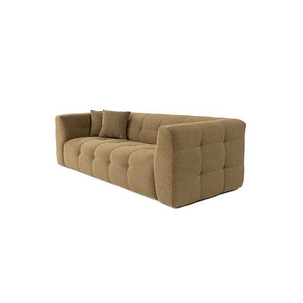 Hanah Home Třímístná pohovka Cady 235 cm khaki