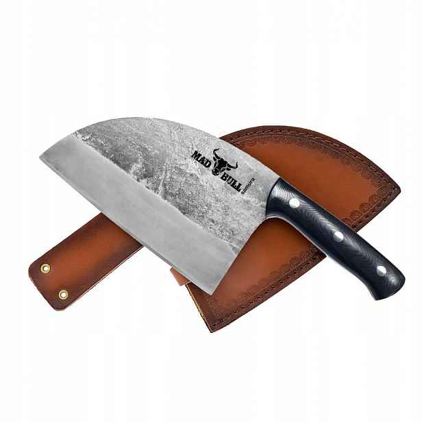 Nůž Samura Mad Bull 17,8 cm AUS-8, kovaná černá rukojeť