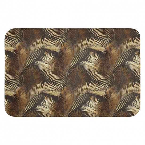 OnlyWow WC PŘEDLOŽKA Tropical - Listy - zlaté 60x40 cm