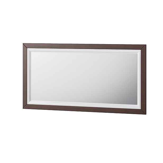 Szynaka Nástěnné zrcadlo Massimo 80 135 cm bílé/mocca