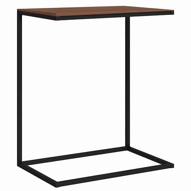 vidaXL Odkládací stolek černý 55 x 35 x 66 cm kompozitní dřevo