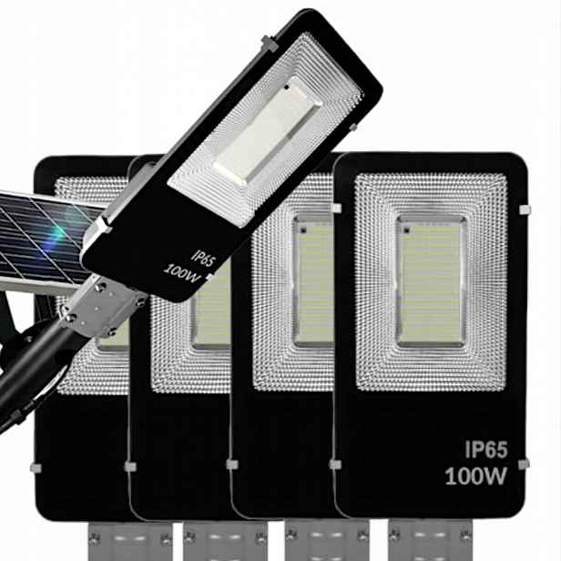 5X Solární Lampa Led 100W Zahradní Senzor Nastavitelný Solární Panel Držák