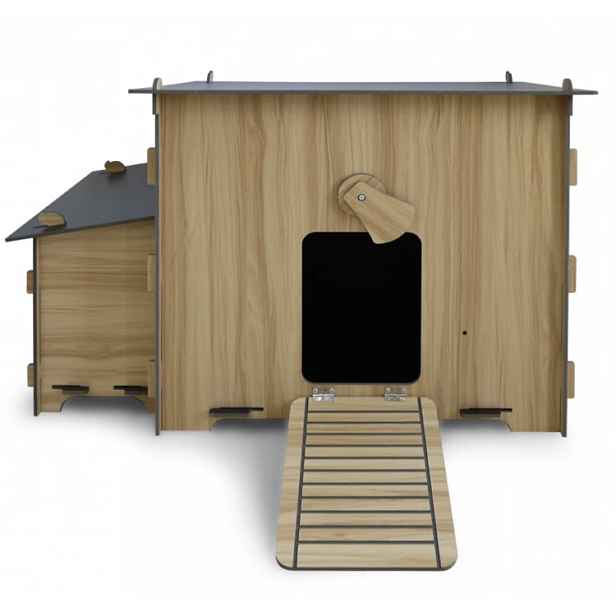 Agrofortel Kurník a husník CHRUDIM z HPL, 1230x700x815 mm